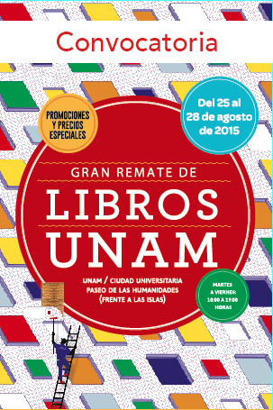 Convocatoria de participación Gran Remate de Libros UNAM